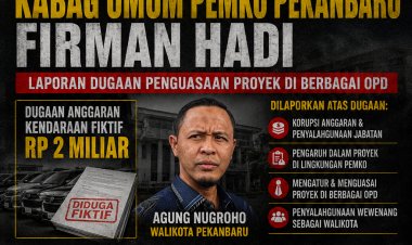 APAK Desak Penindakan Hukum Dugaan Korupsi di Pemko Pekanbaru, Firman Hadi dan Agung Nugroho Dilaporkan ke APH