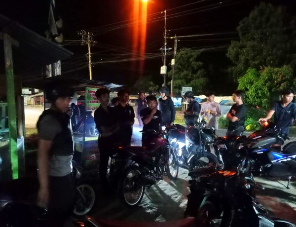 Tim Raga Res Kampar Patroli Malam Hari, Kasat Samapta Beri Himbauan Humanis Untuk Jaga Keamanan Bangkinang   