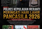Kapolres Meranti: Pancasila Harus Hidup dalam Setiap Tugas dan Pengabdian