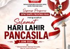 Peringati Hari Lahir Pancasila 2026, GMPK Riau: Nilai Dasar Negara Jadi Landasan Berantas Korupsi