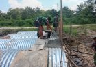 Pembangunan Tiga Jembatan Garuda di Pekanbaru Terus Berjalan, TNI dan Warga Perkuat Gotong Royong
