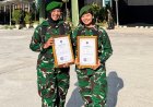 Dua Srikandi Kodim 0301/Pekanbaru Raih Juara III Umum pada Kejuaraan Pencak Silat Militer TNI AD