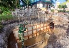 Pemasangan Papan Mal Pondasi Cor Jadi Tahap Penting  Pembangunan Jembatan Garuda Beton