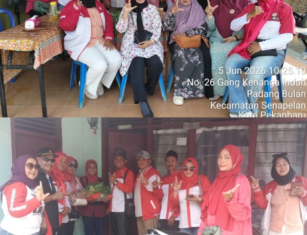 Walikota DPD LIRA Pekanbaru Juli Indrawan Lubis Boyong Pengurus Salurkan Sembako di Padang Bulan