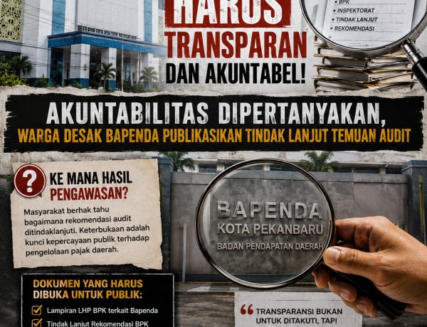 Akuntabilitas Dipertanyakan, Warga Desak Bapenda Publikasikan Tindak Lanjut Temuan Audit