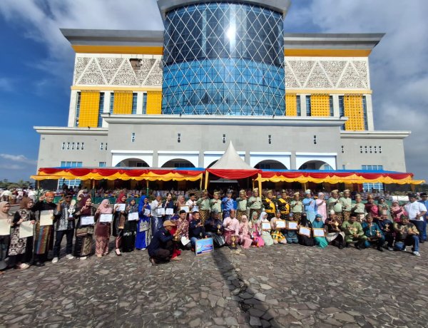 Pasipers Kodim 0301/Pekanbaru Hadiri Peringatan Hari Jadi Kota Pekanbaru ke-242