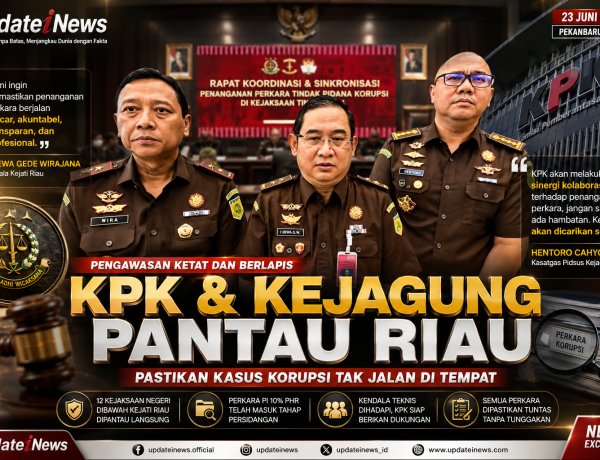 KPK dan Kejagung Turun ke Riau, Pengawasan Berlapis Pastikan Tak Ada Perkara Korupsi Mengendap