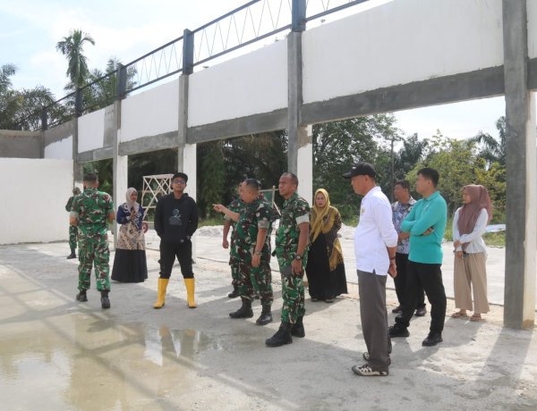 Tujuh KDKMP Rampung 100 Persen, Itdam Kodam XIX/Tuanku Tambusai Evaluasi Progres Pembangunan di Pekanbaru