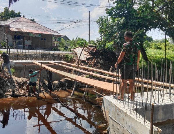 Pondasi Rampung, Pembangunan Jembatan Garuda Beton Terus Dikebut