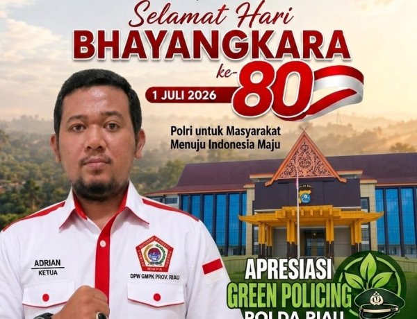 Apresiasi Green Policing Polda Riau, GMPK: Tindak Tegas Pelanggar Lingkungan Tanpa Kompromi