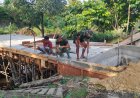 Progres Empat Jembatan Garuda Kodim 0301/Pekanbaru Terus Meningkat, Akses Warga Kian Terbuka