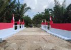 Kodim 0301/Pekanbaru Tuntaskan Jembatan Garuda Armco, Konektivitas Warga Semakin Lancar