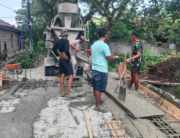Kodim 0301/Pekanbaru Kebut Tahapan Konstruksi Empat Jembatan Garuda