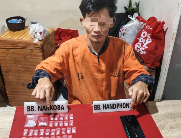 Satres Narkoba Tangkap Pengedar Narkoba, Sita 31 Paket Siap Edar