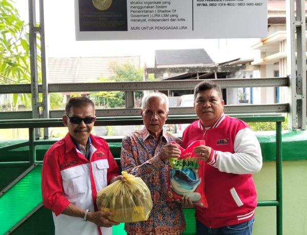 DPD LIRA Kota Pekanbaru Resmikan Rumah LIRA dan Salurkan Bantuan Sembako kepada Warga