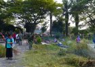 Karya Bakti Jumat Berkah, Kodim 0301/PBR dan Dinsos Provinsi Riau Bersihkan Taman Makam Bahagia Kusuma Dharma