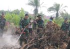 Tim Mabes TNI Tinjau Lokasi Karhutla di Wilayah Kodim 0301/Pekanbaru
