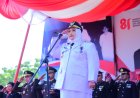 Khidmat, Bupati Kasmarni Pimpin Upacara Peringatan Detik-Detik Proklamasi Kemerdekaan RI Ke-81