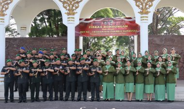 Ziarah Rombongan HUT Ke-1 Kodam XIX/Tuanku Tambusai, Kodim 0301/Pekanbaru Perkuat Nilai Patriotisme