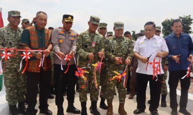 Jembatan Armco Payung Sekaki Diresmikan, TNI Perkuat Akses Infrastruktur Riau