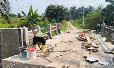 Kodim 0301/Pekanbaru Dorong Jembatan Garuda Beton Segera Berikan Manfaat bagi Warga