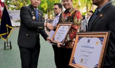 Bengkalis Raih Penghargaan Mitra Kerja dan JDIHN Terbaik Kedua dari Kanwil Kemenkum Riau