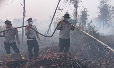 PMP Ucapkan Terima Kasih Atas Usaha TNI - Polri Bersama Pemrov Dalam Usaha Padamkan Karlahut