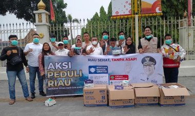 Rangkul Pemuda Dan Mahasiswa,Teva Iris Bagikan Ribuan Masker Pada Masyarakat