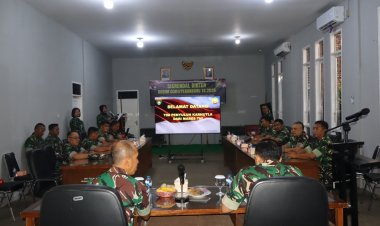 Tim Penyuluhan Karhutla Mabes TNI Tinjau Kesiapan Penanganan Karhutla di Wilayah Kodim 0301/Pekanbaru