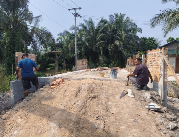 Dari Gotong Royong untuk Warga, Kodim 0301/Pekanbaru Percepat Pembangunan Jembatan Garuda