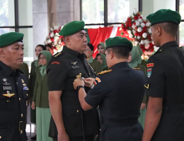 Wakili Dandim, Pasintel Kodim 0301/Pbr Hadiri Serah Terima Amanah Jabatan di Kodam XIX/TT