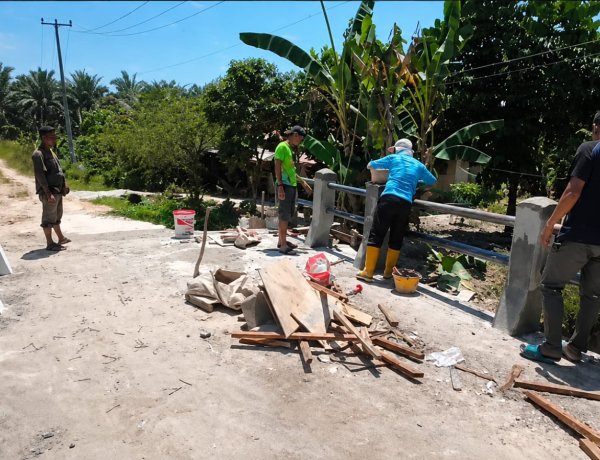 Masuki Tahap Pengecatan, Jembatan Garuda Beton Terus Disempurnakan