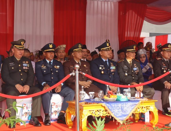 Wakili Dandim 0301/Pekanbaru, Pasipers Hadiri Upacara Detik-Detik Proklamasi HUT ke-81 RI