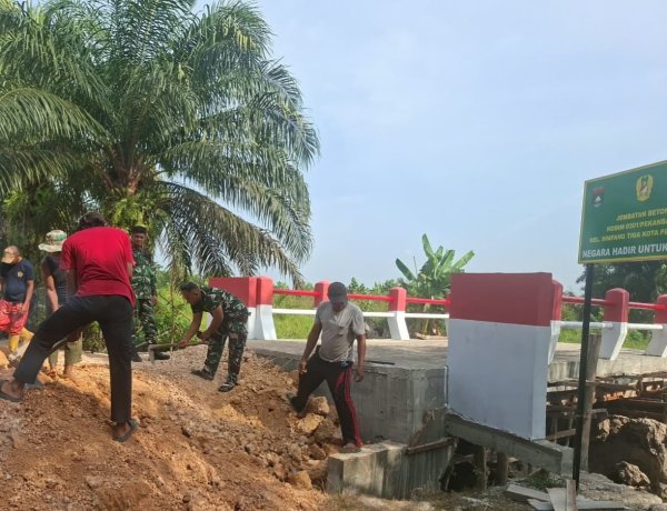 Jembatan Garuda Masuki Tahap Akhir, Penimbunan dan Pemadatan Tanah Terus Dikerjakan
