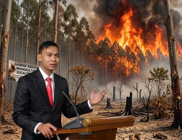 Ketum KMPKS tanaman eucalyptus memicu kebakaran dahsyat di Kalimantan