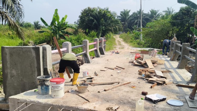 Kodim 0301/Pekanbaru Dorong Jembatan Garuda Beton Segera Berikan Manfaat bagi Warga