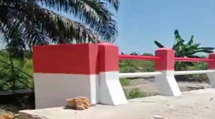 Jembatan Garuda Tampil Kokoh, Pagar Merah Putih Warnai Progres Pembangunan