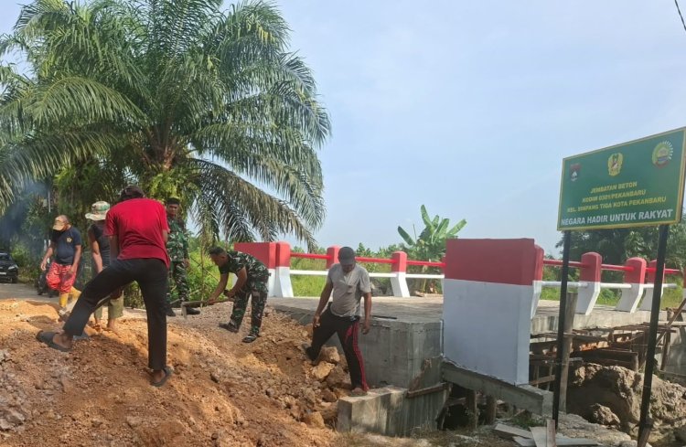 Jembatan Garuda Masuki Tahap Akhir, Penimbunan dan Pemadatan Tanah Terus Dikerjakan