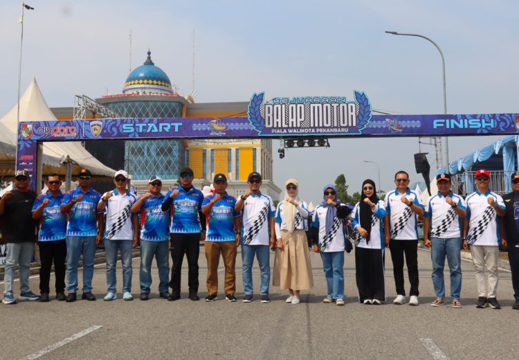 Dandim 0301/Pekanbaru Hadiri Opening Ceremony Kejuaraan Balap Motor Trophy Wali Kota Pekanbaru 2026