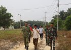 Patroli Wilayah Rawan, Tim Penyuluh Mabes TNI Ajak Warga Waspada Karhutla