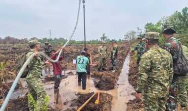 Cegah Karhutla Sejak Dini, Mabes TNI Tinjau Pembangunan Sumur Bor di Pekanbaru