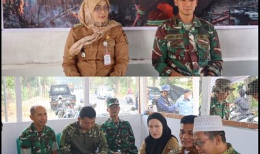 Tim Penyuluh Mabes TNI Gelar Penyuluhan Karhutla di Bukit Raya
