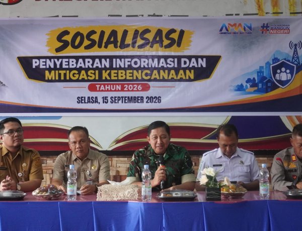 Cegah Kebakaran Hutan dan Lahan, Mabes TNI Sosialisasikan Karhutla kepada Warga Rumbai