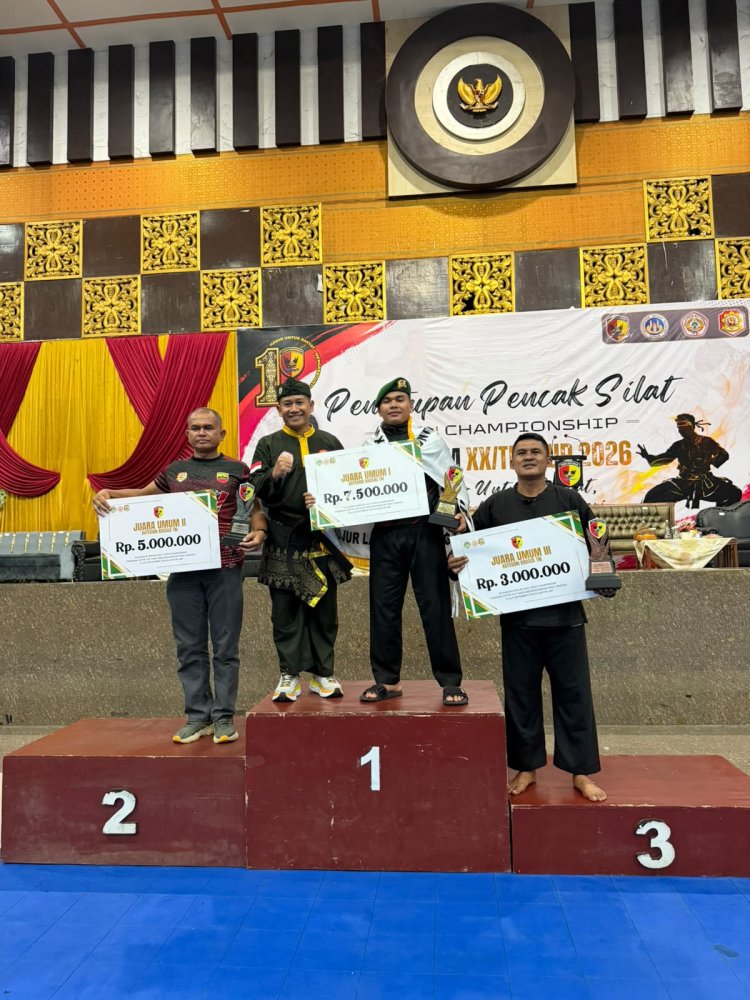 Kodam XIX/Tuanku Tambusai Raih Juara 1 Umum Piala Pangdam XX/TIB